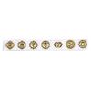 angwang 7 Chakra Geometric Copper Energy Tower Orgonite Stickers Flower Life Tree Pyramid Epoxy Resin Material Jewelry Making E# view 1
