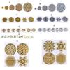 angwang 7 Chakra Geometric Copper Energy Tower Orgonite Stickers Flower Life Tree Pyramid Epoxy Resin Material Jewelry Making E# view 4