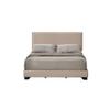 Acme Leandros Fabric Upholstered Queen Panel Bed with Nailhead Trim in Beige view 4