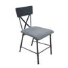 Acme Brantley Wooden Armless Office Chair in Antique Oak and Sandy Gray view 1