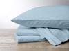 1000 Thread Count, 100% Egyptian Cotton, 4 PC Split Head Flex Sheet Set, 39" Split From the Top, Soft Satin Weave, 25" EXTRA DEEP POCKET (Split Head California King- 39" Split, Light Blue) view 1