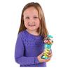 7" Spiral Galaxy Colorful GUMBALL MACHINE - Twirling Style Candy Gum Dispenser  (Pink)  view 2