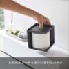 Yamazaki 5229 Toilet Paper Holder for 1 Roll, Black, Approx. W 4.5 x D 4.5 x H 5.5 inches (11.5 x 11.5 x 14 cm), Tower, Concealed Storage view 3