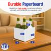 MT Products White 4 Bottle Holder 12 oz. - Corrugated Bottle Carrier for Transport (Pack of 10) - Made in USA view 2