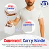 MT Products White 4 Bottle Holder 12 oz. - Corrugated Bottle Carrier for Transport (Pack of 10) - Made in USA view 3