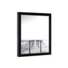 11x17 Black Picture Frames - Ready to Hang Solid Pine Wood Poster Frame - Photo Frame Polished Glass Front Clear Plexiglass Display Photograph - Hanging Hardware Included - Home wall Decor - 11 x 17 view 3