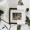 11x17 Black Picture Frames - Ready to Hang Solid Pine Wood Poster Frame - Photo Frame Polished Glass Front Clear Plexiglass Display Photograph - Hanging Hardware Included - Home wall Decor - 11 x 17 view 4