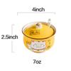 Ceramic Japanese Lucky Cat Sugar Bowl Salt Storage Jar with Lid and Spoon view 2