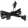 Creative Hobbies 708N3 Black Single Light Replacement Clip in Lamp Cord for Christmas Village House, Pumpkin Lights, Small Objects | 10 Pack view 1