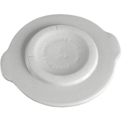 Bristol Crock Cover, White, 1-Gal.