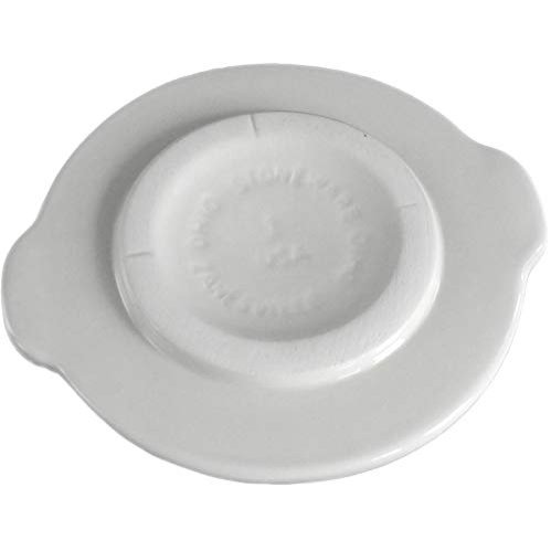 Bristol Crock Cover, White, 1-Gal.