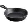 Cucina Chef Dessert Sampler with (3) 5" Mini Cast Iron Skillets and 18-1/2" x 11" x 2-1/2" Rustic Chestnut Finish Display Stand, and Chalk view 4