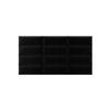 Vnt Upholstered Wall Mounted Velvet Headboard Panels - Fredrick Layout - 117" X 46"- Configuration of 12 Individual Panels - Recommended for King-Cal King - Velvet/Black view 4
