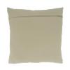 SARO LIFESTYLE Isla Berry Design Stitched Checker Throw Pillow Cover, 20" x 20", Natural view 2