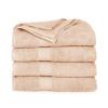 Ample Decor Bath Towels 100% Cotton 30 X 54 Inch 600 GSM Soft Quick Dry Bathroom Towels- 4pcs Beige view 3
