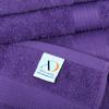 Ample Decor Bath Towel Sets 30 X 54 Inch Soft and Absorbent 100% Cotton 600 GSM Towel - 4pcs Purple view 4