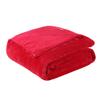 Amosfun Blankets Blanket Twin Fleece Fuzzy Gorgeous Flannel Fleece Pet Cozy Towel Solid Color Pet Bright Red view 1