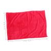 Amosfun Blankets Blanket Twin Fleece Fuzzy Gorgeous Flannel Fleece Pet Cozy Towel Solid Color Pet Bright Red view 2