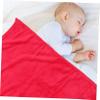 Amosfun Blankets Blanket Twin Fleece Fuzzy Gorgeous Flannel Fleece Pet Cozy Towel Solid Color Pet Bright Red view 4
