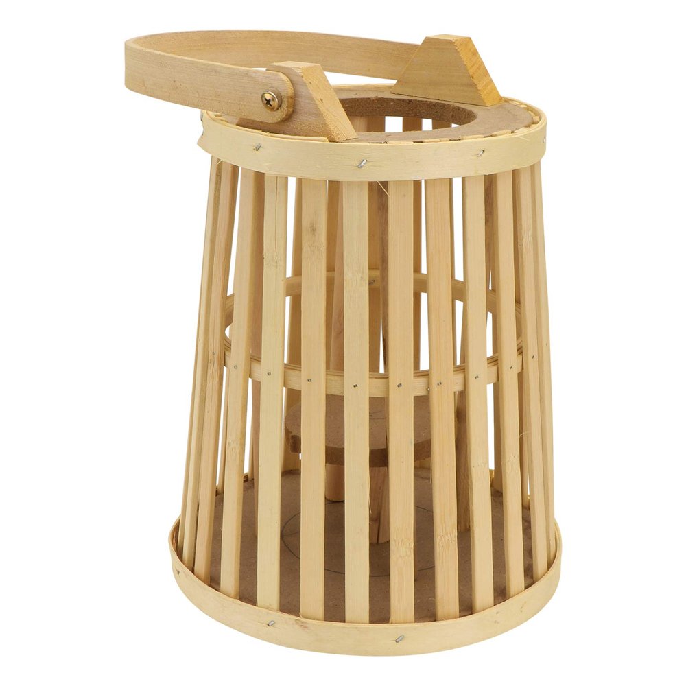 1pc Woven Candle Lantern Retro Hanging Lantern for and Parties Warm Light Decor for Creating Festive Mood and Rural Ambiance