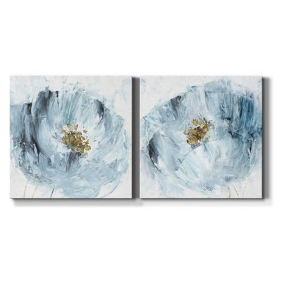 Renditions Gallery Blue Serenity Wall Art, Premium Gallery Wrapped Canvas Decor, Ready to Hang, 16 in H x 16 in W, Made in America Print