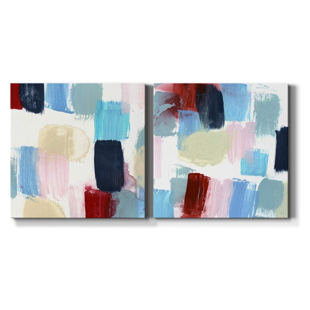 Renditions Gallery Milan Reflection Wall Art, Premium Gallery Wrapped Canvas Decor, Ready to Hang, 16 in H x 16 in W, Made in America Print
