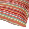 Greendale Home Fashions Outdoor 17-inch Square Decorative Throw Pillow, 2-Pack, Coral Stripe view 3
