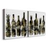 Renditions Gallery Splash of Wine Wall Art, Premium Gallery Wrapped Canvas Decor, Ready to Hang, 16 in H x 16 in W, Made in America Print view 2