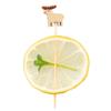 Restaurantware 3.5 Inch Food Picks 1000 Sturdy Decorative Picks - Reindeer Design Sharp Point Natural Bamboo Mini Skewers Disposable Rudolph Picks For Appetizers Desserts or Cocktails view 1