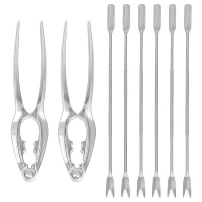 Stainless Steel Crab Tool Set 8pcs for Crab Legs and Oysters Xmas