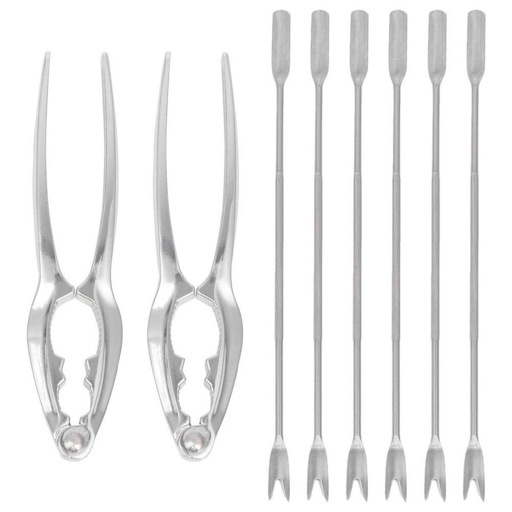 Stainless Steel Crab Tool Set 8pcs for Crab Legs and Oysters Xmas