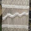 2021!! Macrame Wall Hanging Bohemian Home Geometric Art Decor Beautiful Room Decoration-Macrame Curtain-Macrame Wedding Backdrop For Home Decor Wedding Decor W 50" x L 65" Inch view 2
