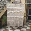 2021!! Macrame Wall Hanging Bohemian Home Geometric Art Decor Beautiful Room Decoration-Macrame Curtain-Macrame Wedding Backdrop For Home Decor Wedding Decor W 50" x L 65" Inch view 3