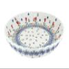 Blue Rose Polish Pottery - Red Hearts & Flowers Pie Plate - 10" Diameter - Unique, Dishwasher Safe, & Durable Bakeware view 1