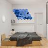 N/A/ 20 Pieces Hexagon Acrylic Mirror Sticker Sheet, Self Adhesive Golden Mirror Wall Decor, Removable Wall Stickers for Bathroom Living Room Bedroom Decal (5x4.3x2.5inch) (Blue) view 2