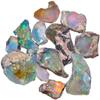 Duggu Ultra Fire Opal Rough Gemstone, Raw Crystals Gemstone, Ethiopian Opal Rock, Jewelry Making Supplies, Chakra Healing, Energy Stone, Reiki, Yoga, Meditation, Art-Crafts-DIY Stone, 50 carats view 2