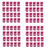 100 Pack PINK KISS SWAK "Sealed with a Kiss" SHRINK CAPSULES 30 PVC Caps for Wine Bottles view 2
