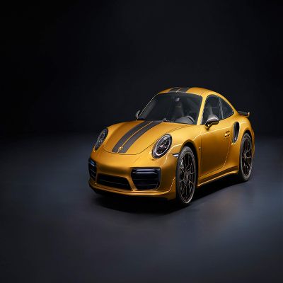 Iconic Arts Laminated 42x24 Poster: Porsche 911 Turbo s Exclusive Series 2017 4k Wide