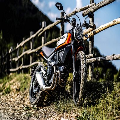 Iconic Arts Laminated 42x24 Poster: 2019 Ducati Scrambler icon 4k HD