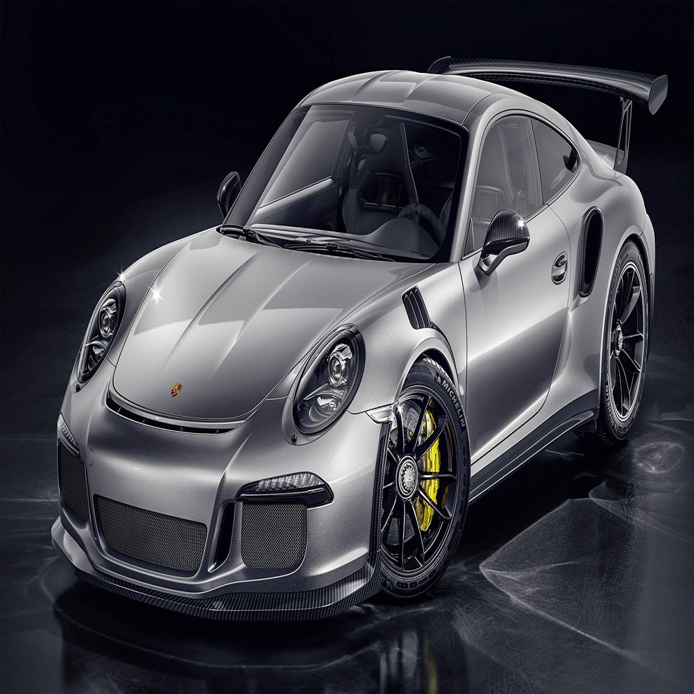 Iconic Arts Laminated 42x24 Poster: Porsche 911 gt3 rs CGI HD