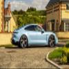 Iconic Arts Laminated 42x24 Poster: Porsche taycan 4s 2021 4k hd Cars HD view 1