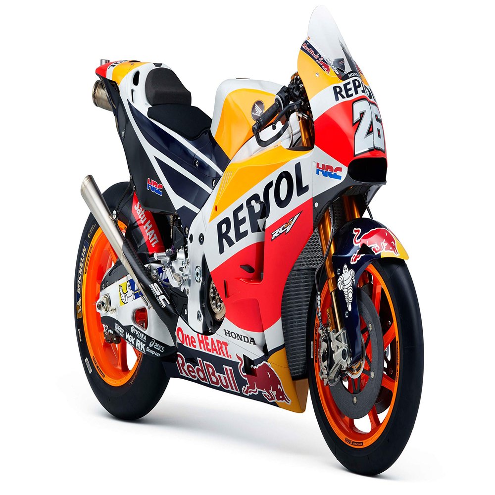 Iconic Arts Laminated 42x24 Poster: repsol Honda rc213v MotoGP 2017 8k HD