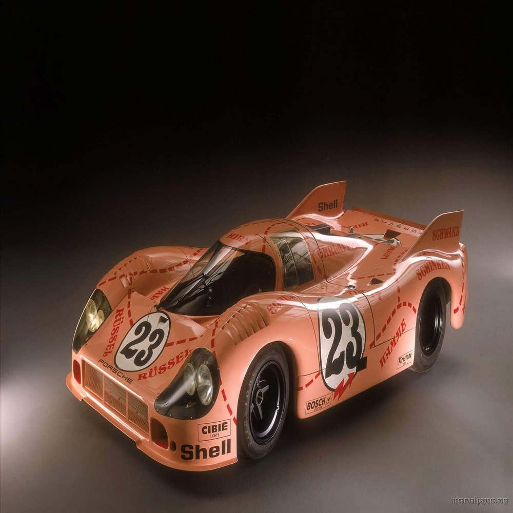 Iconic Arts Laminated 42x24 Poster: Porsche 917 Greatest Racing car in History Wide