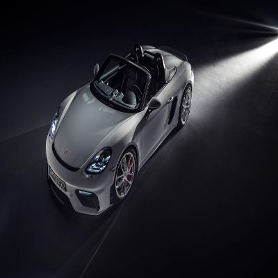 Iconic Arts Laminated 42x24 Poster: Porsche 718 Spyder 2019 4k 8k HD