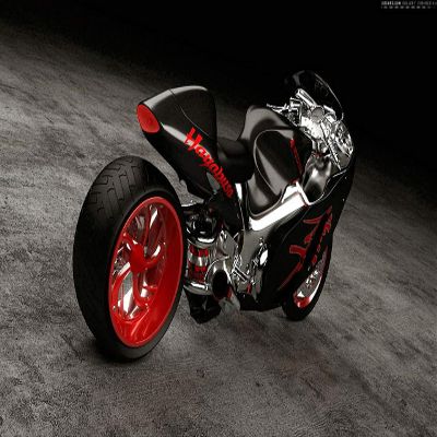 Iconic Arts Laminated 42x24 Poster: gsx 1300r Hayabusa Motorbike 4k hd HD