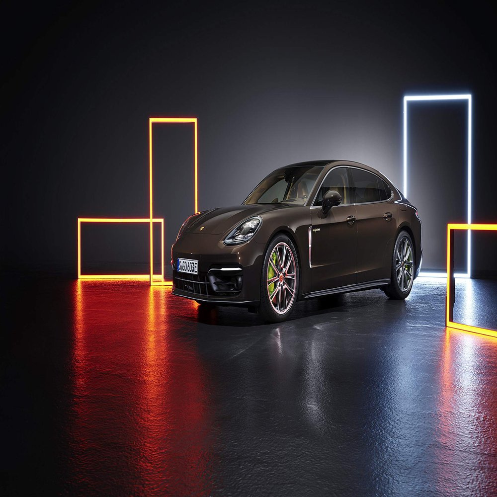 Iconic Arts Laminated 42x24 Poster: Porsche Panamera 4s e Hybrid Executive 2020 4k 5k hd Cars HD