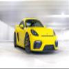 Iconic Arts Laminated 42x24 Poster: 2020 Porsche 718 Cayman gt4 4k hd HD view 1