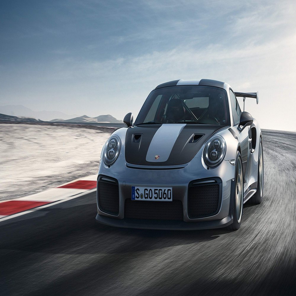 Iconic Arts Laminated 42x24 Poster: 2018 Porsche 911 gt2 rs 4k Wide