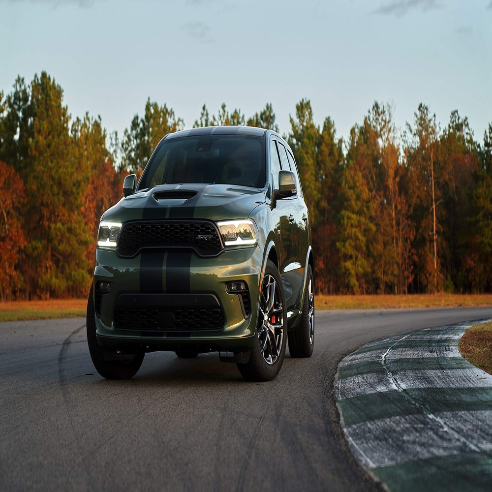 Iconic Arts Laminated 42x24 Poster: 2021 Dodge Durango SRT 392 4k hd Cars HD