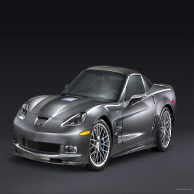 Iconic Arts Laminated 42x24 Poster: 2009 Chevrolet Corvette zr1 3 Wide